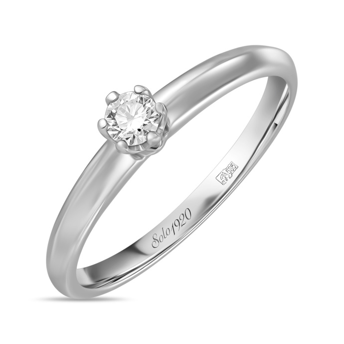 Кольцо с бриллиантом - фото 1 Кольцо с бриллиантом - фото 1