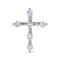 Крест с бриллиантом - фото 1 Крест с бриллиантом - фото 1