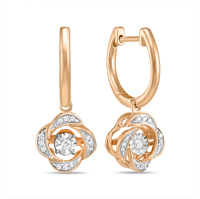 Серьги с бриллиантами - фото 2