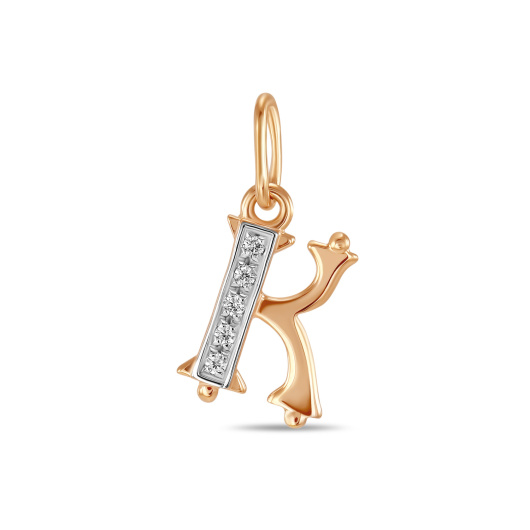 Подвеска с фианитами