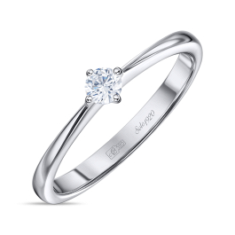 Кольцо с бриллиантом