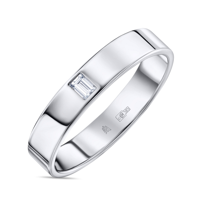 Кольцо с бриллиантом - фото 1