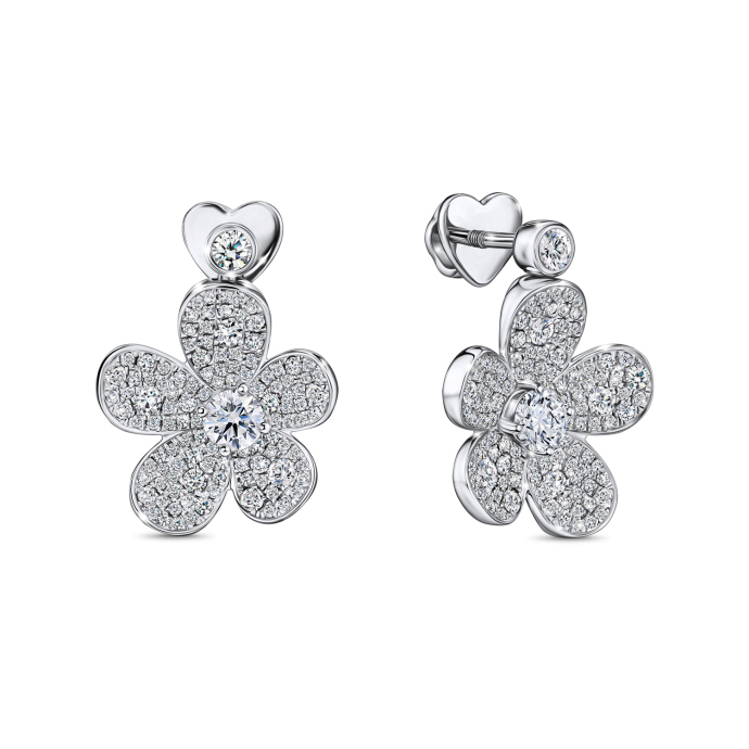 Серьги с бриллиантами - фото 1