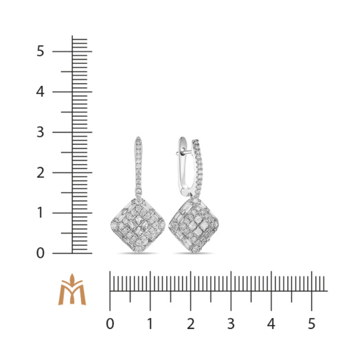 Серьги с бриллиантами