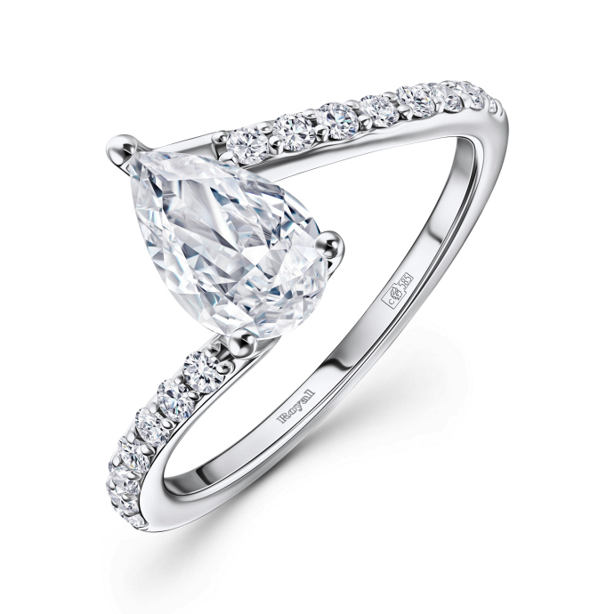 Кольцо с бриллиантами - фото 1