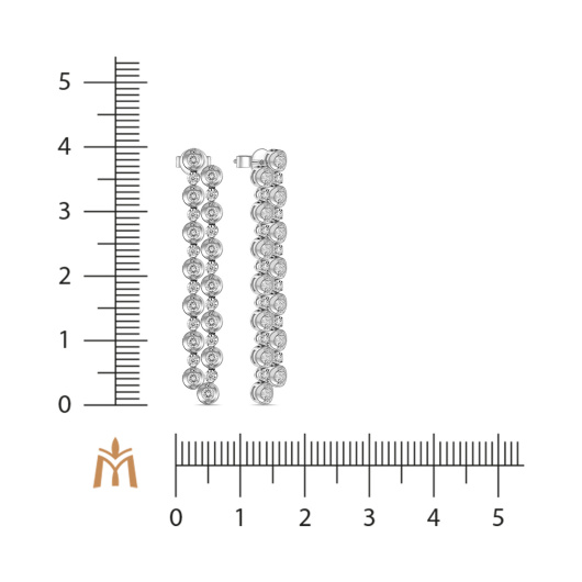 Серьги с бриллиантами