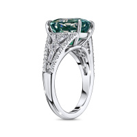 Кольцо с бриллиантами и турмалином - фото 2 Кольцо с бриллиантами и турмалином - фото 2