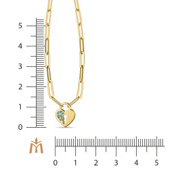 Колье с эмалью