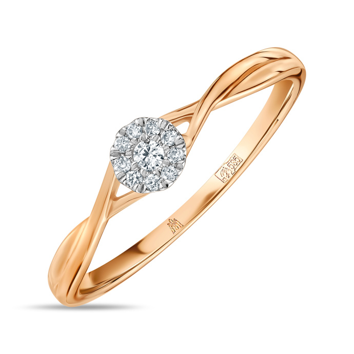 Кольцо с бриллиантами - фото 1 Кольцо с бриллиантами - фото 1