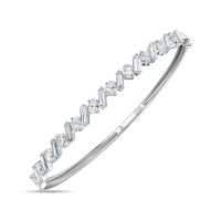 Браслет жесткий с бриллиантом - фото 2 Браслет жесткий с бриллиантом - фото 2