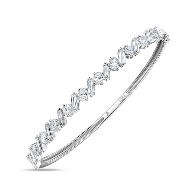 Браслет жесткий с бриллиантом - фото 2 Браслет жесткий с бриллиантом - фото 2