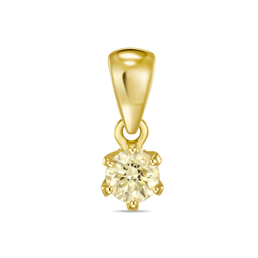 Подвеска с бриллиантом