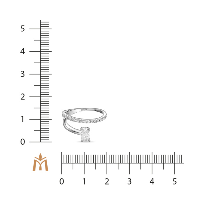 Кольцо с бриллиантом - фото 2 Кольцо с бриллиантом - фото 2