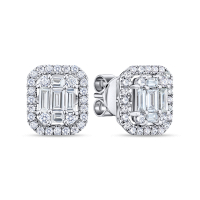 Серьги с бриллиантами - фото 1