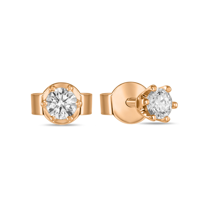 Серьги с бриллиантами - фото 1