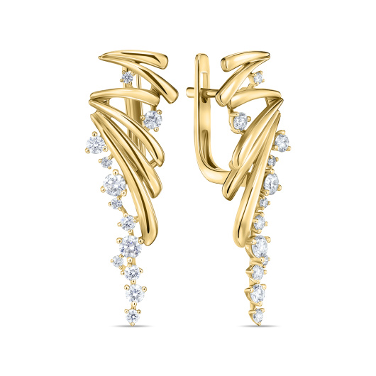 Серьги с бриллиантами