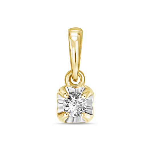 Подвеска с бриллиантом