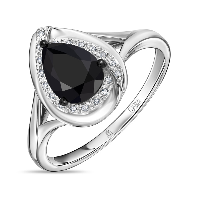 Кольцо с цветными сапфирами и бриллиантами - фото 1 Кольцо с цветными сапфирами и бриллиантами - фото 1