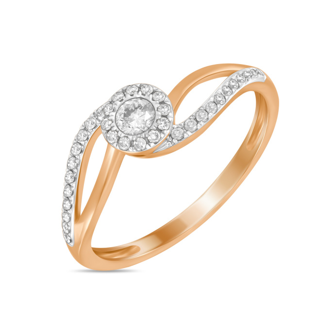 Кольцо с бриллиантами - фото 1 Кольцо с бриллиантами - фото 1