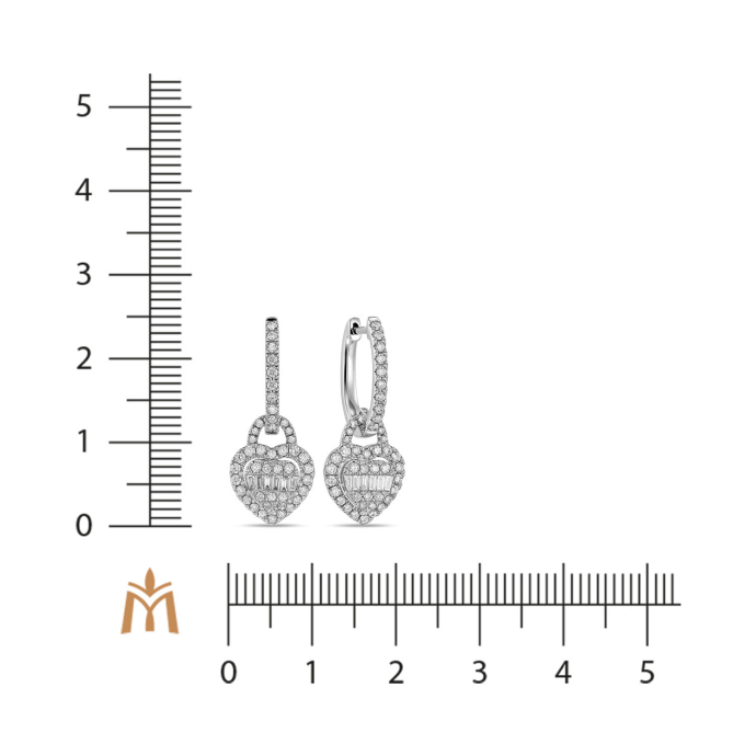 Серьги с бриллиантами - фото 2