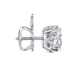 Серьги с бриллиантом