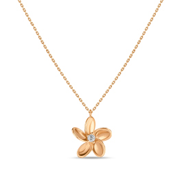 Колье с фианитом