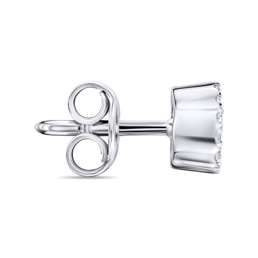 Серьги с бриллиантами и сапфирами