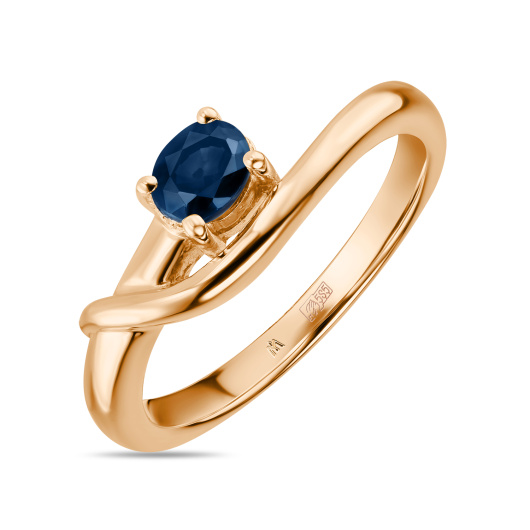 Кольцо с сапфиром