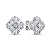 Серьги с бриллиантами - фото 1