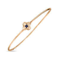 Браслет жесткий с сапфиром - фото 1 Браслет жесткий с сапфиром - фото 1