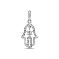 Подвеска с бриллиантами - фото 1