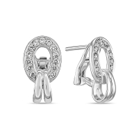 Серьги с бриллиантами - фото 1