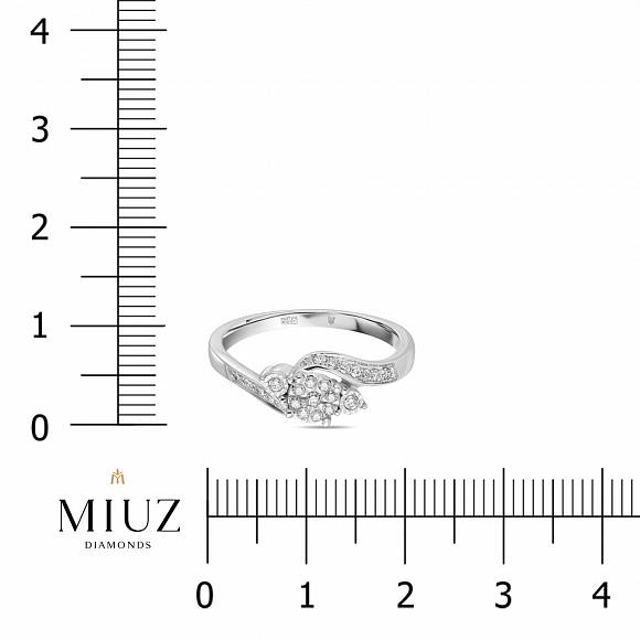 Кольцо с бриллиантами R2702-RP126100 - Фото 2