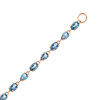 Браслет с лондон топазом - фото 2 Браслет с лондон топазом - фото 2