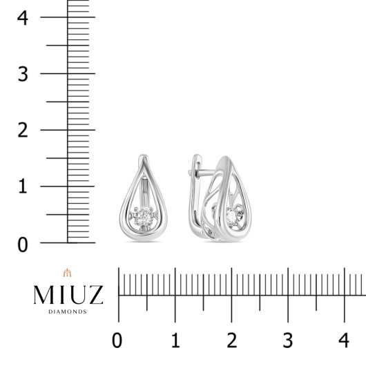 Серьги с бриллиантами