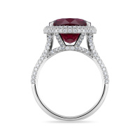 Кольцо с рубеллитом и бриллиантами - фото 2 Кольцо с рубеллитом и бриллиантами - фото 2