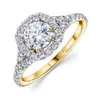 Кольцо с бриллиантом - фото 1