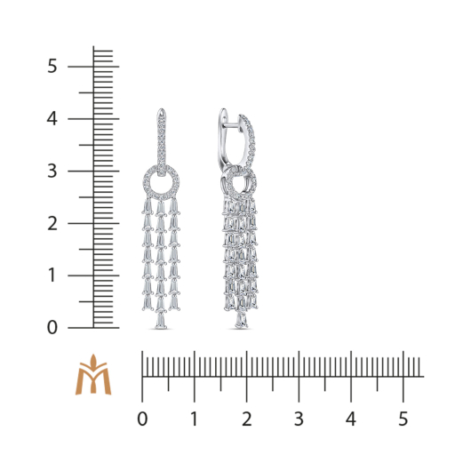 Серьги с бриллиантами