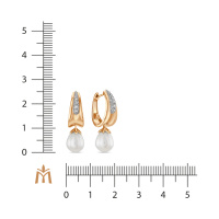 Серьги с бриллиантами и жемчугом - фото 2 Серьги с бриллиантами и жемчугом - фото 2