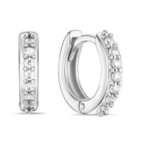 Серьги с фианитами - фото 1 Серьги с фианитами - фото 1