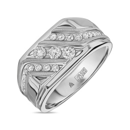 Мужское Кольцо с бриллиантом