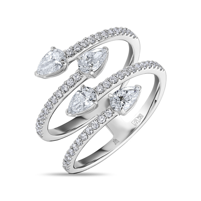 Кольцо с бриллиантами - фото 1 Кольцо с бриллиантами - фото 1