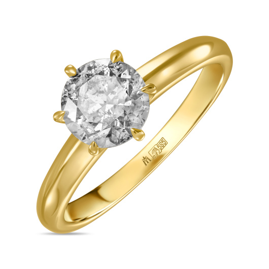 Кольцо с бриллиантом