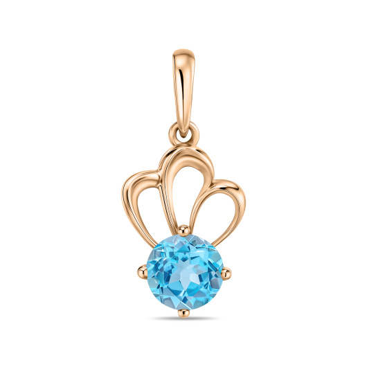 Подвеска с топазом