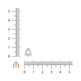 Подвеска с бриллиантом