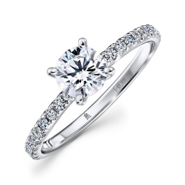 Кольцо с бриллиантом