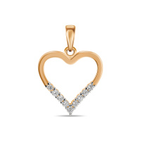 Подвеска с фианитами - фото 1