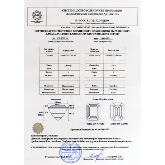 Кольцо с бриллиантом