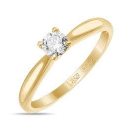 Кольцо с бриллиантом