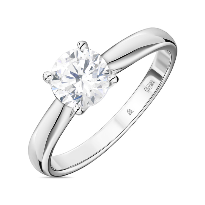 Кольцо с фианитом - фото 1 Кольцо с фианитом - фото 1